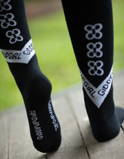 Mila Black & White Socks