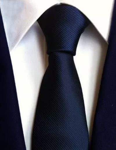 Navy Zipper Tie