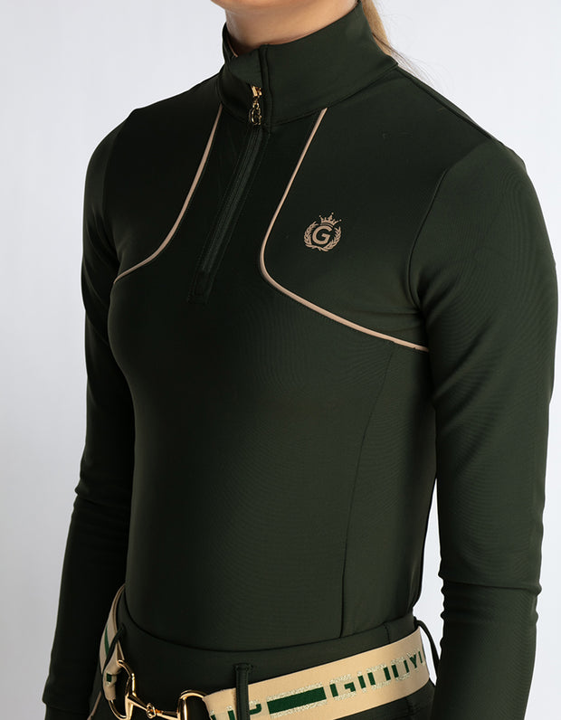 NEW Ladies & Teen Clara Olive Green Base Layer