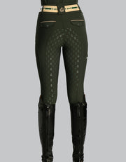 NEW Ladies & Teen Clara Olive Green Tights