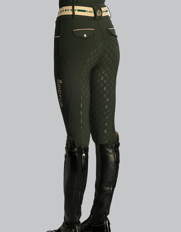 NEW Ladies & Teen Clara Olive Green Tights