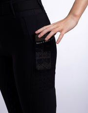 Elizabeth Lace Detail Horse Riding Tights