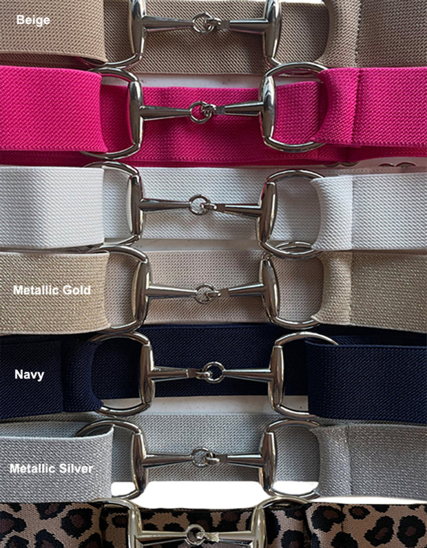 Assorted Adjustable Elastic Snaffle Belts