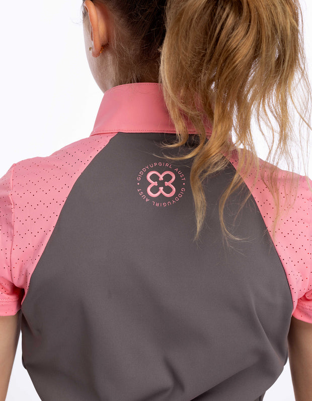 Girls Ivy EliteFlow Riding Shirt