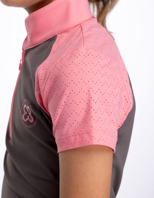 Girls Ivy EliteFlow Riding Shirt