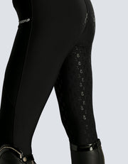 NEW Ladies & Teen Charli Black Full Gel Seat Tights