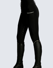 NEW Ladies & Teen Charli Black Full Gel Seat Tights