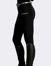 NEW Ladies & Teen Charli Black Full Gel Seat Tights