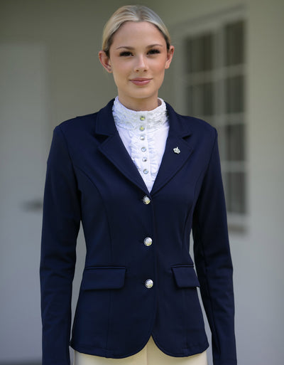 Ava Navy Stretch Show Jacket