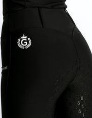 Ladies & Teen Charli Black Full Gel Seat Tights