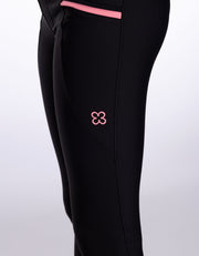 Girls Remi Black Horse Riding Tights