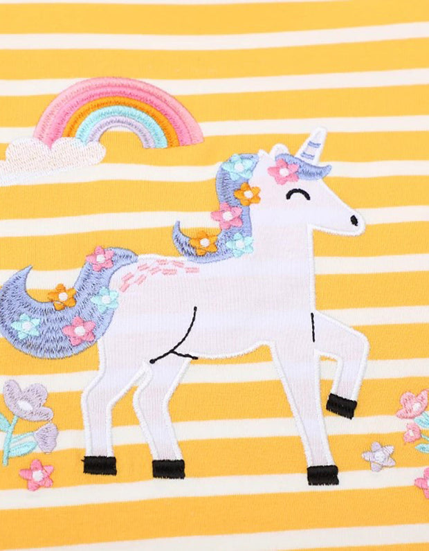 Childs Candy Unicorn Stripe