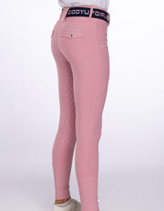 Girls Willow Pink Horse Riding Tights