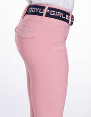 Girls Willow Pink Horse Riding Tights