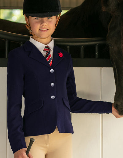 Georgina Navy Youth Equestrian Open Show Jacket