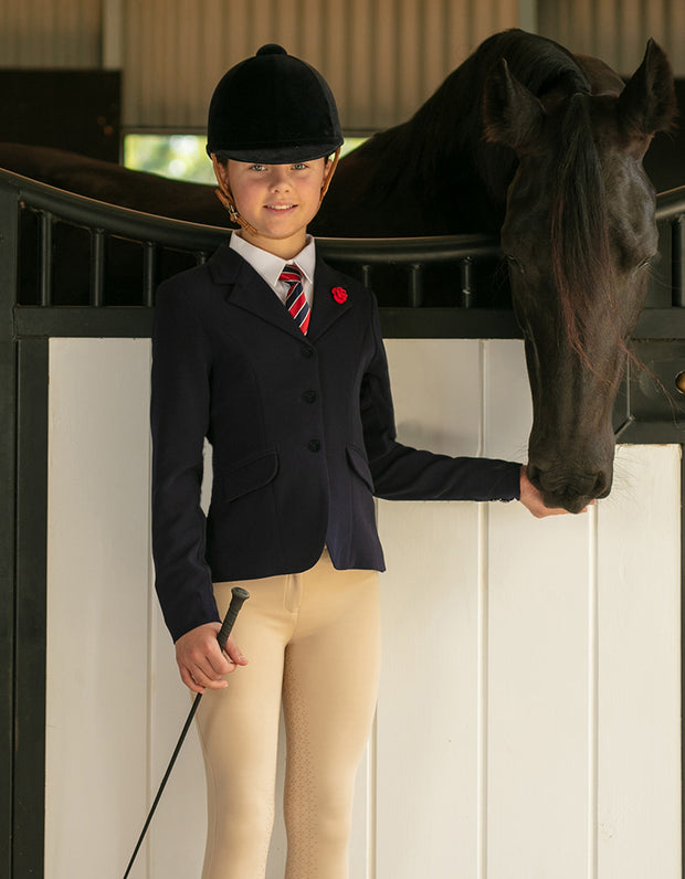 Girls affordable navy show jacket