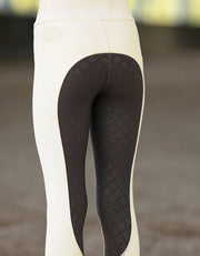 Youth 2 Tone Cream & Brown Garland Show Jodhpurs