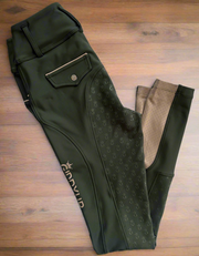 NEW Ladies & Teen Clara Olive Green Tights