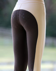 Ladies & Teen Two-Tone Garland CREAM & BROWN JODHPURS