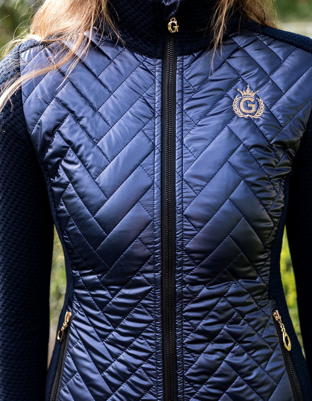 Ladies Auroa Navy Warm Up Jacket