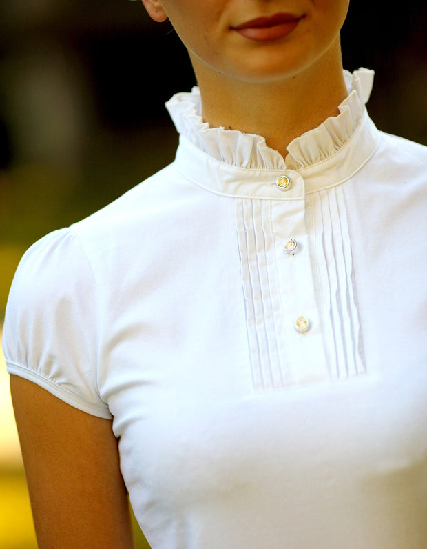 Ladies Equestrian Ruffle Shirt