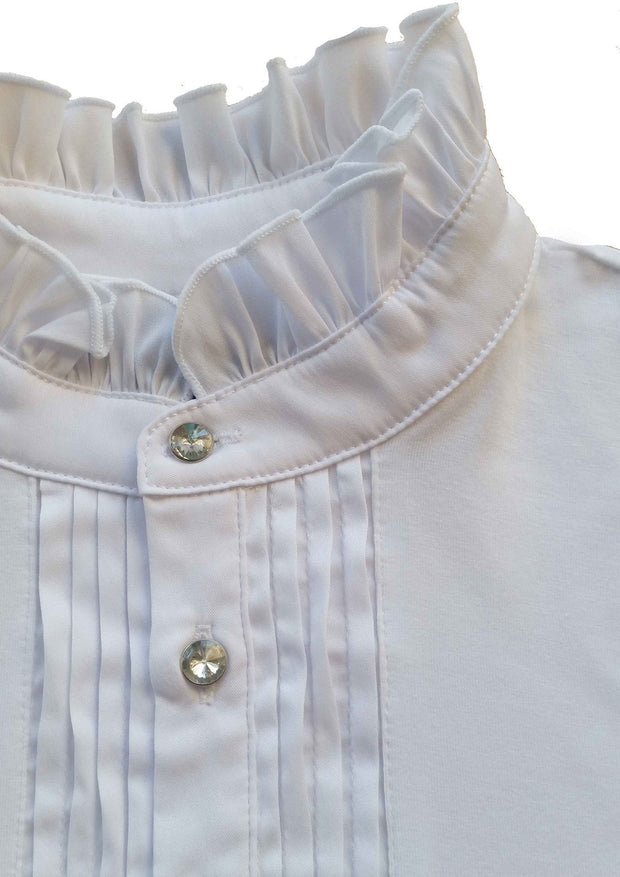 Ladies Equestrian Ruffle Shirt