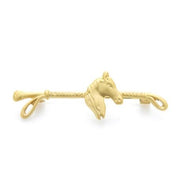 Horse and Crop Equestrian Stock Pins