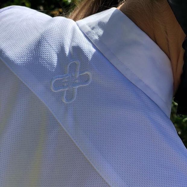 Childs UNISEX Pony Club White Collared Show Shirt