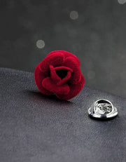 Red Felt Rosette